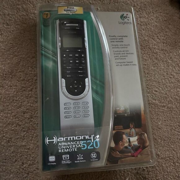 Logitech Harmony 520 Advanced Remote Control *New, Read*